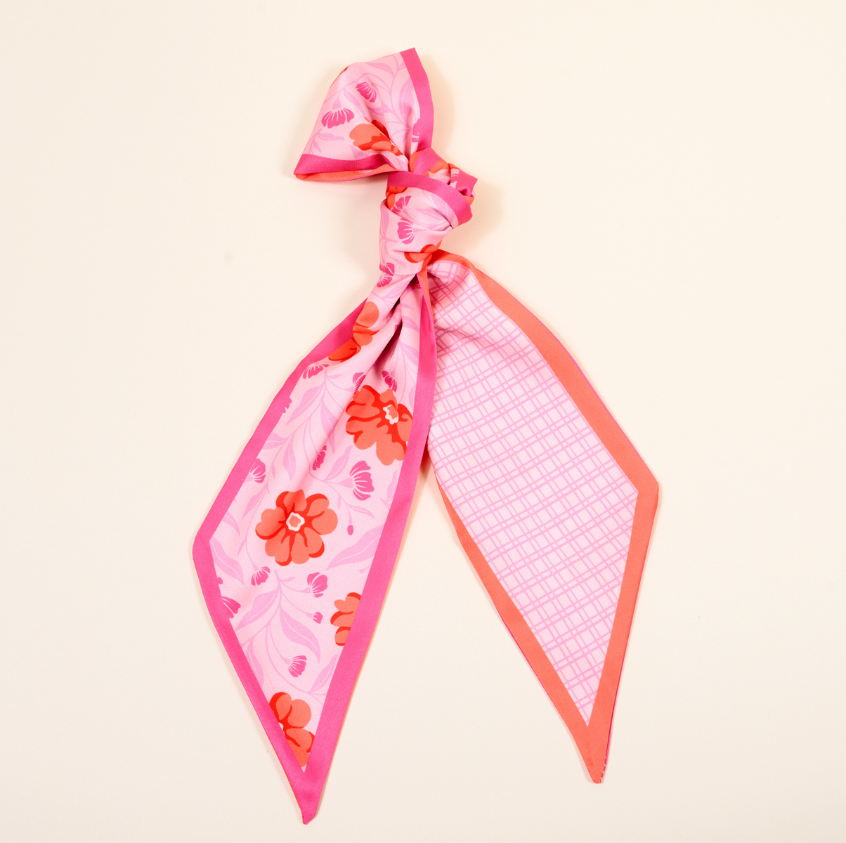 Picture of Twirl & Tie Scarf Accessory-Poppin' Petals Hot Pin