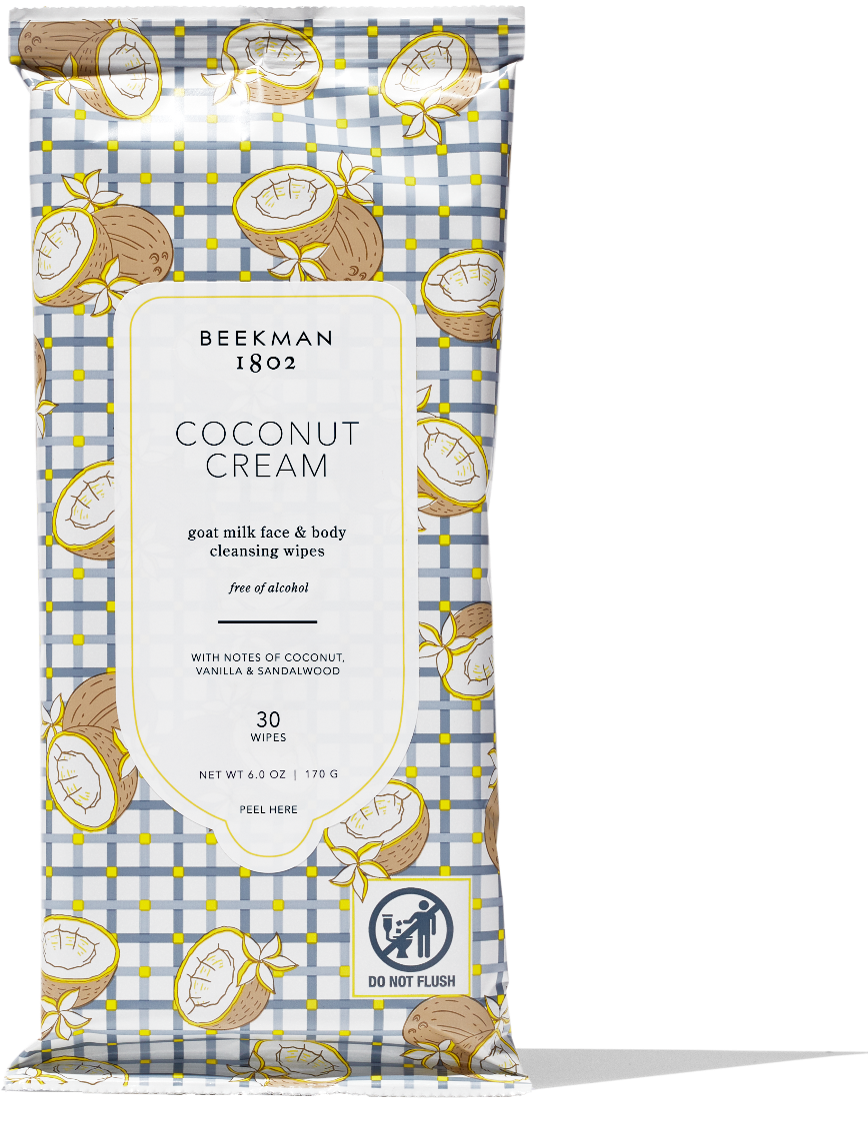 Picture of TESTER COCONUT CREAM FACIAL CLEANSING WIPES