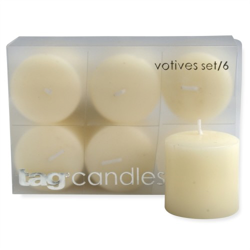Picture of BASIC VOTIVE CANDLES SET/6