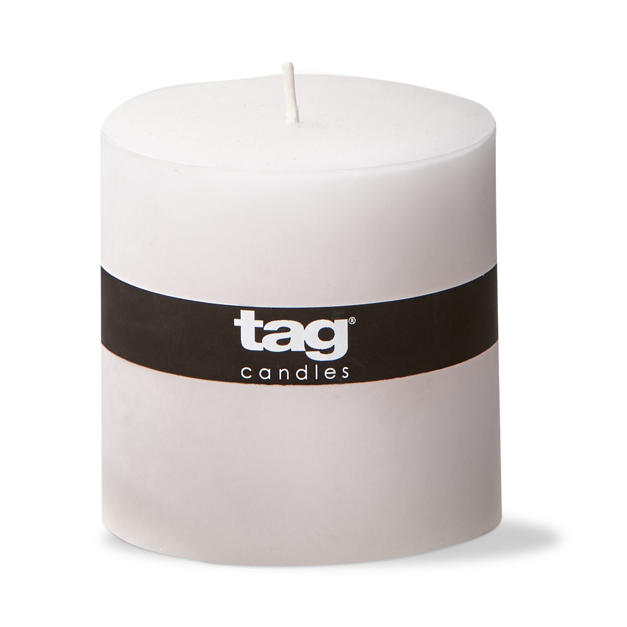 Picture of COLOR STUDIO PILLAR CANDLE 4X4 WHITE