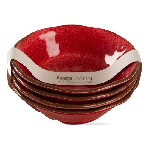 Picture of VERANDA MELAMINE BOWLS SET/4