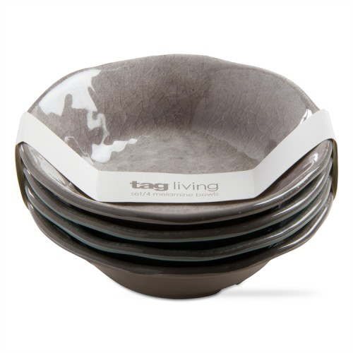 Picture of VERANDA MELAMINE BOWLS SET/4