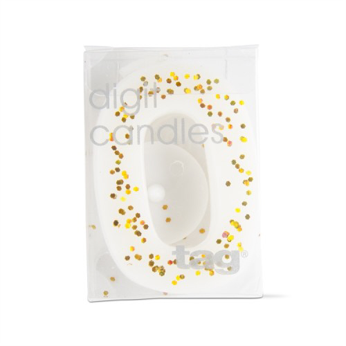 Picture of NUMBER 0 DIGIT PARTY CANDLE