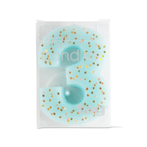 Picture of NUMBER 3 DIGIT PARTY CANDLE