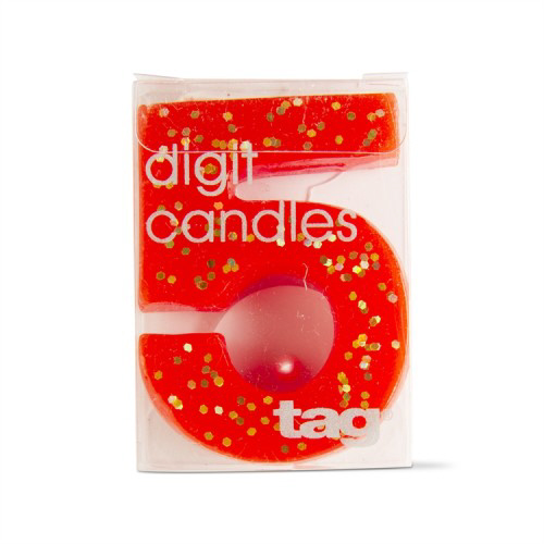 Picture of NUMBER 5 DIGIT PARTY CANDLE
