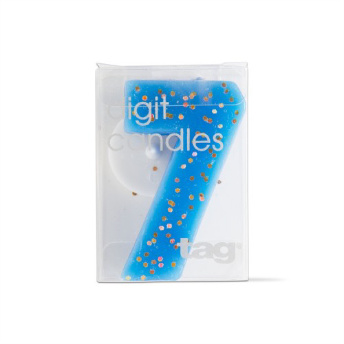 Picture of NUMBER 7 DIGIT PARTY CANDLE