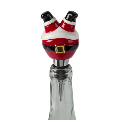 Picture of JOLLY SANTA BOTTLE STOPPER