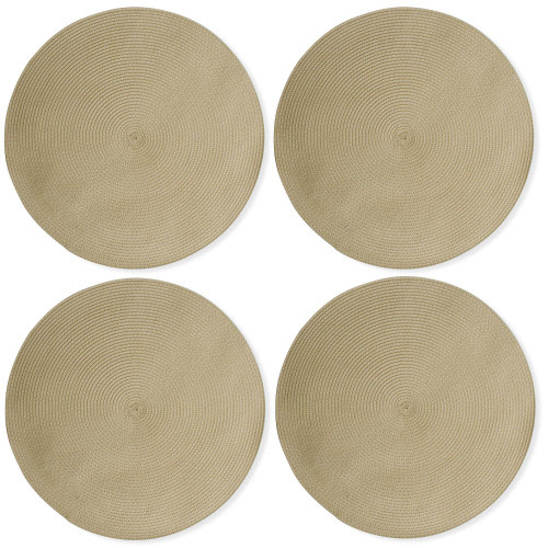 Picture of ROUND WOVEN PLACEMAT S/4 NATURAL