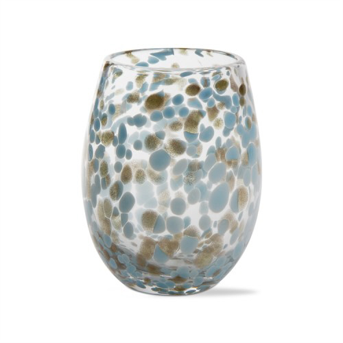 Picture of CONFETTI STEMLESS WINE GLASS AQUA