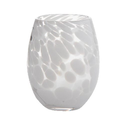 Picture of CONFETTI STEMLESS WINE GLASS WHITE