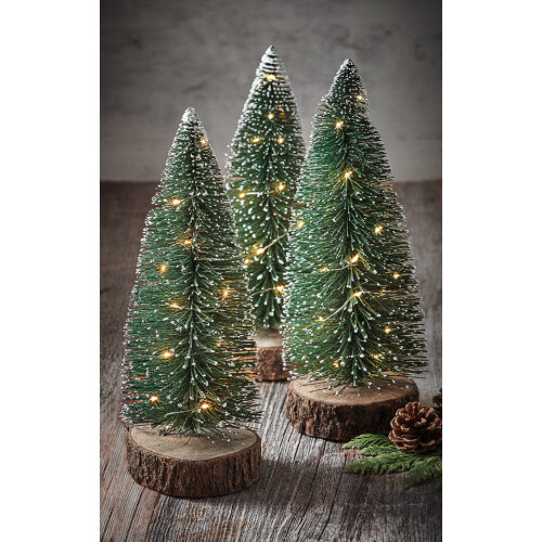 Picture of VINTAGE LIGHTUP BTL BRUSH TREE