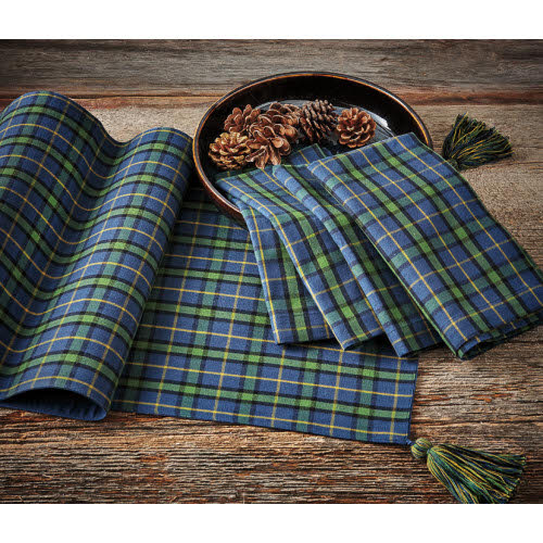 Picture of INTO THE WOODS PLAID RUNNER