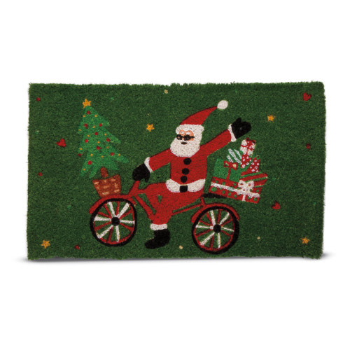 Picture of WHIMSY HOLIDAY SANTA COIR MAT