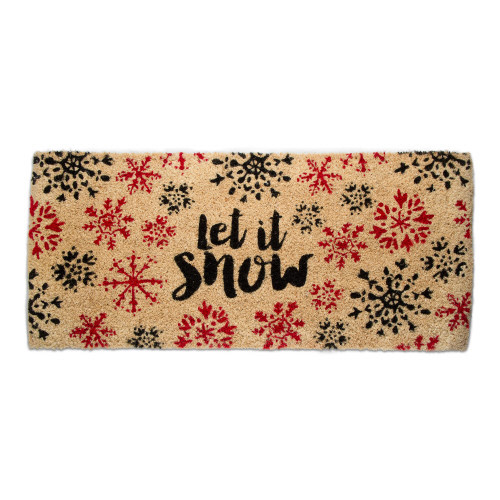 Picture of LET IT SNOW ESTATE COIR MAT