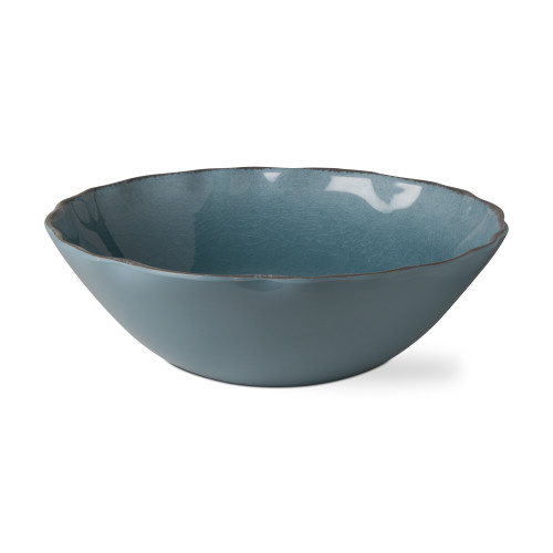 Picture of VERANDA MELAMINE SERVING BOWL AQUA
