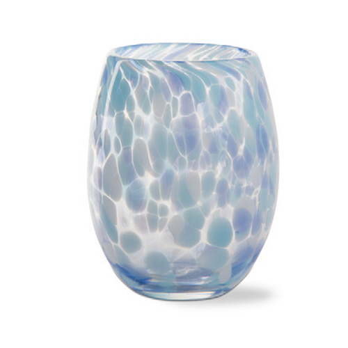 Picture of CONFETTI STEMLESS WINE GLS LIGHT BLUE