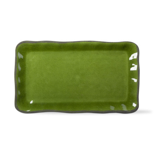 Picture of VERANDA MELAMINE RECT PLATTER GREEN