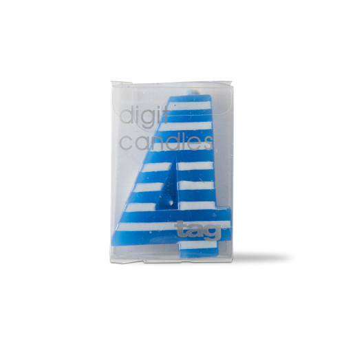 Picture of FOUR DIGIT PARTY CNDLE STRIPES