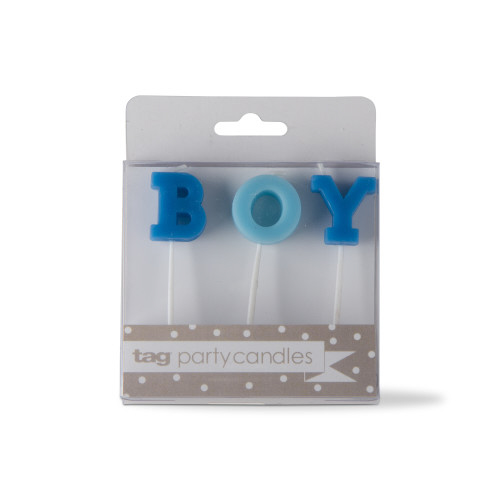 Picture of BOY CELEBRATION CANDLE SET