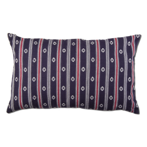 Picture of ASHBURY LUMBAR PILLOW BLUE
