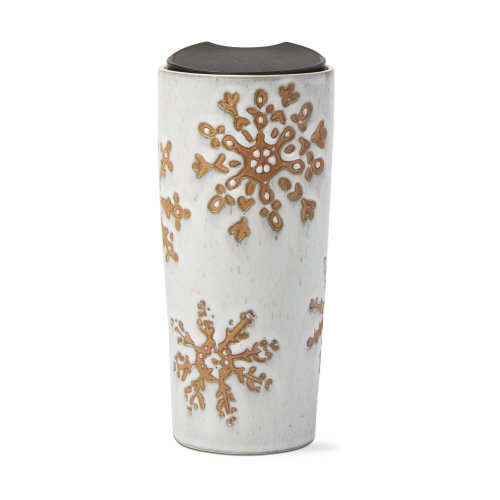 Picture of WINTER SNOWFLAKE TRAVEL MUG