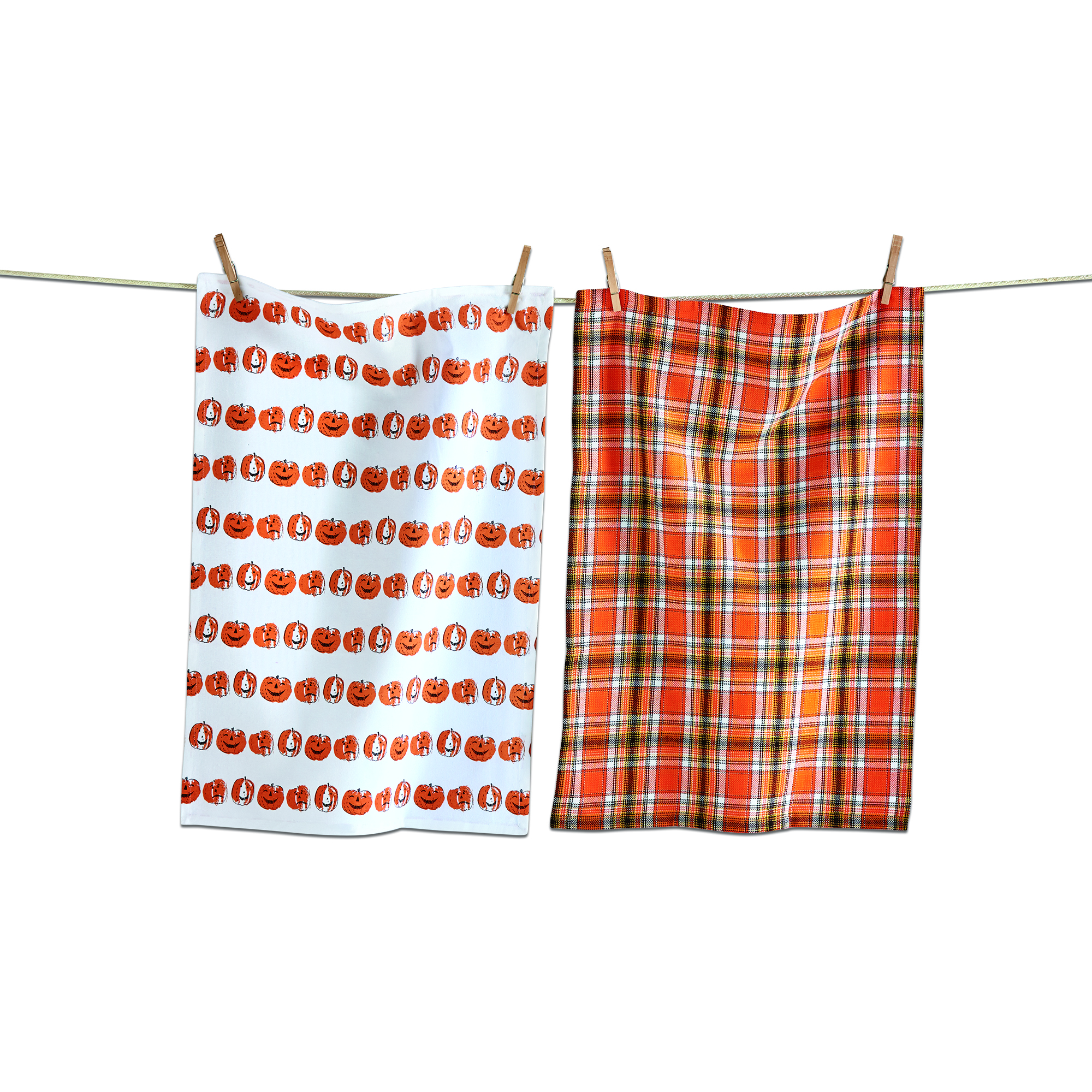 Picture of HAPPY HALLOWEEN DISHTOWEL S/2