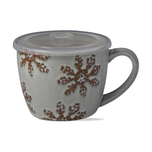 Picture of WINTER SNOWFLAKE SOUP MUG