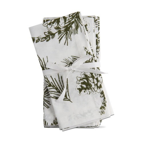 Picture of PINECONE SPRIG NAPKIN SET/4