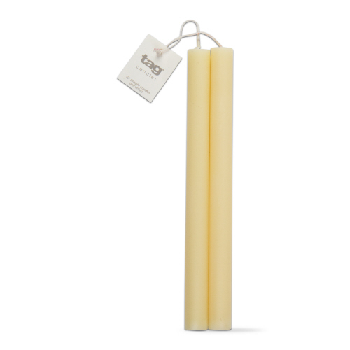 Picture of 10" STRAIGHT CANDLES SET/2 IVORY
