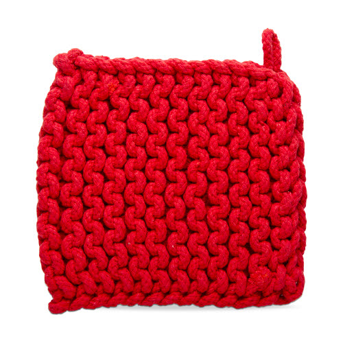 Picture of CROCHET TRIVET RED