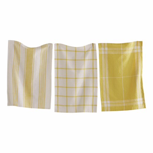 Picture of TAG CLASSIC DISHTOWEL SET/3 YELLOW