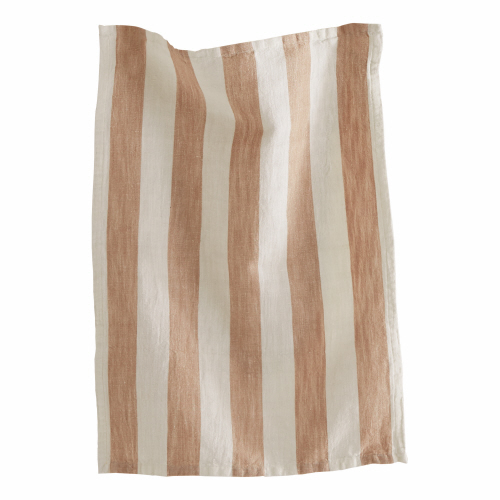 Picture of TAG LN & CTN STRIPE DISHTOWEL BLUSH
