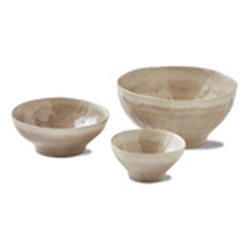 Picture of CLOUD BOWL SET OF 3 SAND