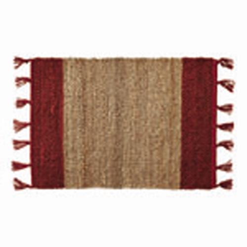 Picture of LALLA JUTE BORDER STRIPE RUG