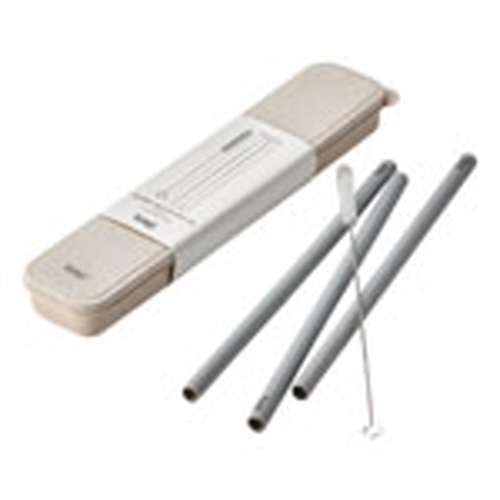Picture of REUSABLE SILICONE STRAW SET MULTI