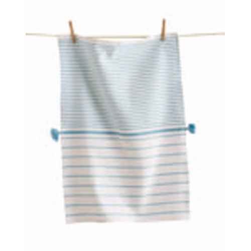 Picture of BEACH STRIPE DISHTOWEL AQUA