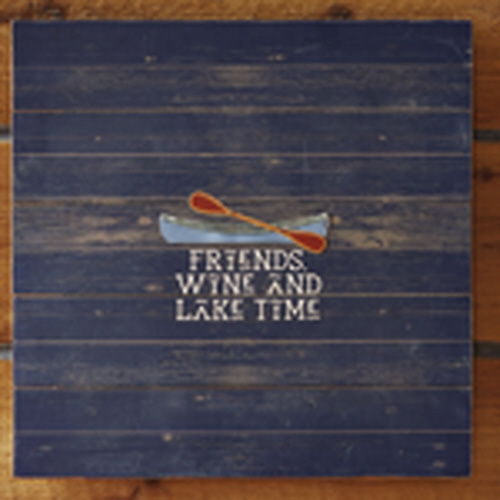 Picture of FRIENDS WINE TIME WALL ART