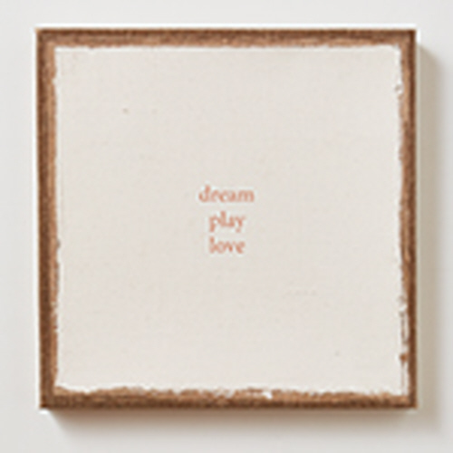 Picture of DREAM PLAY LOVE WALL ART