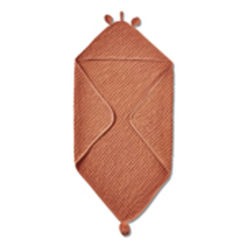 Picture of BEAR HOODED WAFFLE WEAVE TOWEL