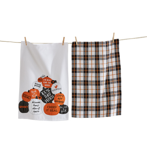 Picture of TRICK OR TREAT DISHTOWEL S2