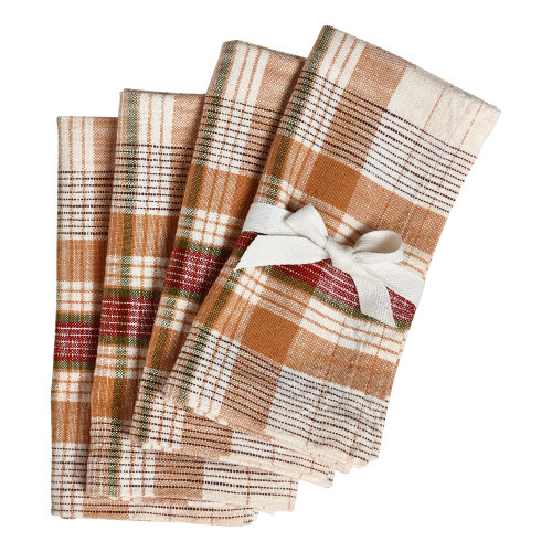 Picture of EVA SLUB WEAVE PLAID NAPKIN S4