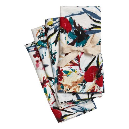 Picture of BOTANICAL NAPKIN SET/4