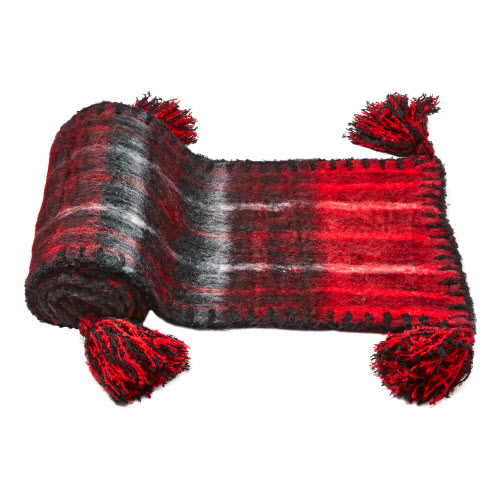 Picture of SNOWMASS TASSLED MOHAIR RUNNER