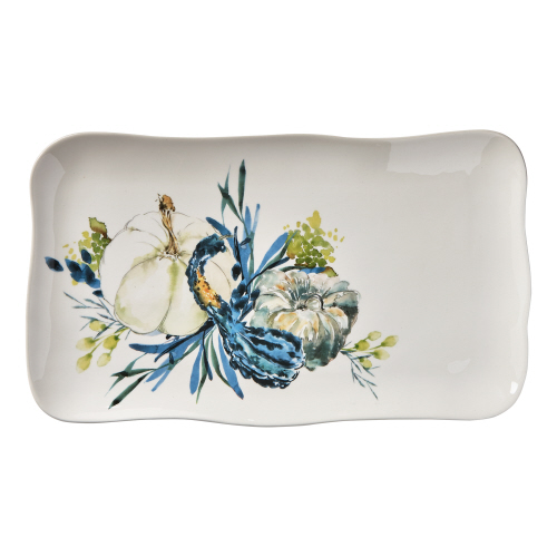 Picture of AUTUMN BOTANICAL RECT PLATTER