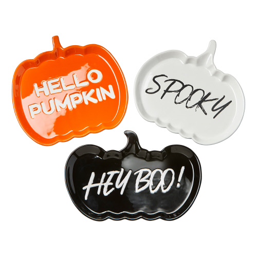 Picture of PUMPKIN APPETIZER PLATE ASMT/3
