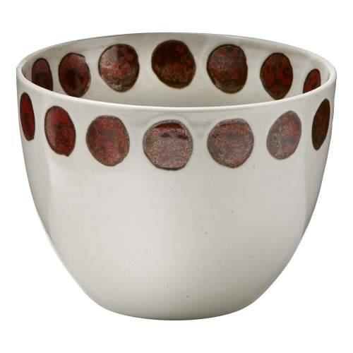 Picture of REACTIVE GLAZE DOT BOWL