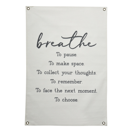Picture of BREATHE CANVAS WALL DECOR