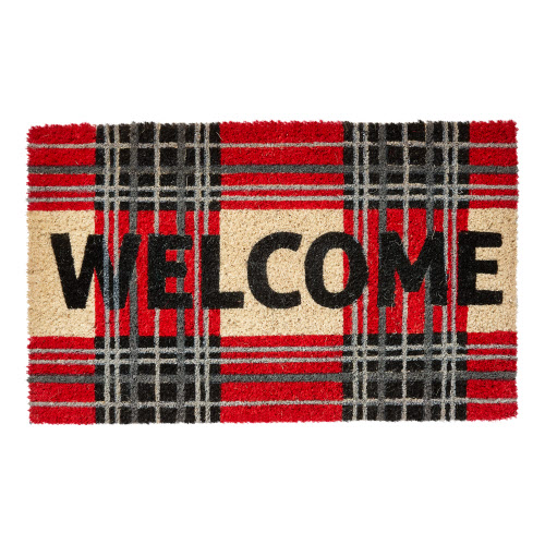 Picture of WELCOME PLAID COIR MAT