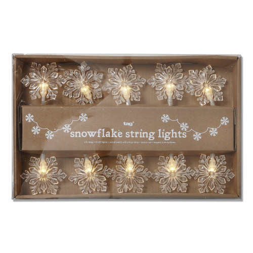 Picture of SNOWFLAKE STRING LIGHTS