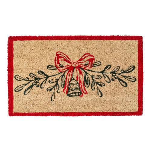 Picture of MISTLETOE & HOLLY COIR MAT
